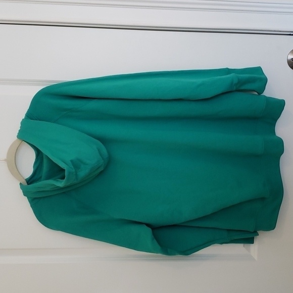 NWT Champion Women's Powerblend Fleece Hoodie Green Reef - Size 1X - Picture 4 of 8